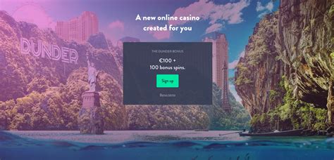 dunder casino login page
